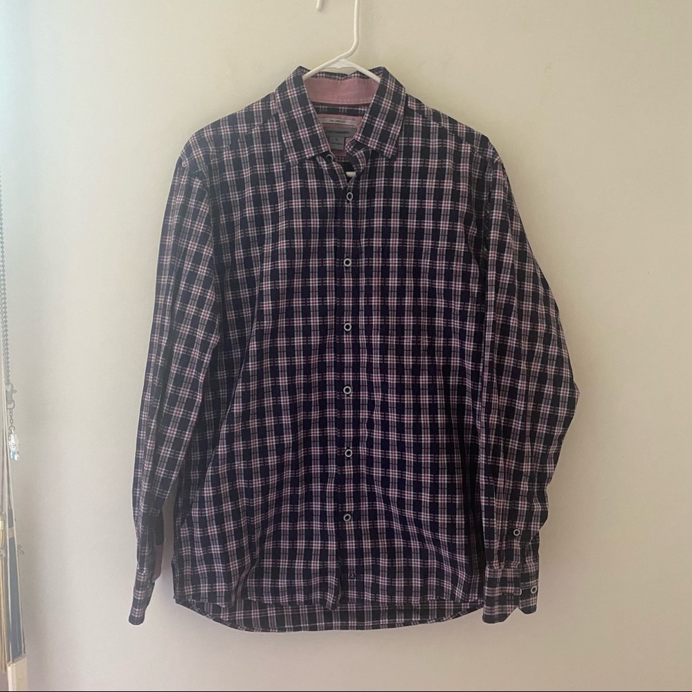 Johnston & Murphy | Plaid Button Down Shirt